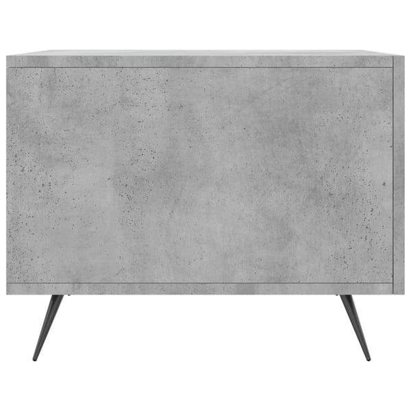 vidaXL Salongbord 2 stk betonggrå 50x50x40 cm konstruert tre