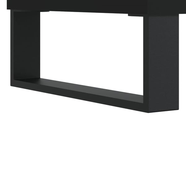 vidaXL sofaborde 2 stk. 50x50x40 cm konstrueret træ sort