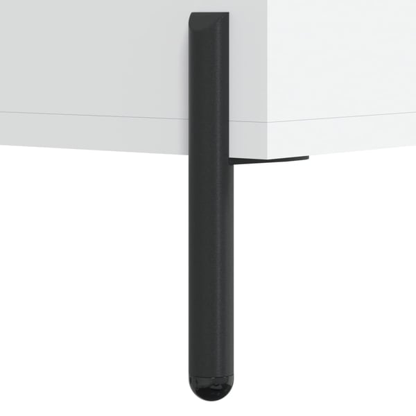 vidaXL Skjenk hvit 69,5x34x90 cm konstruert tre