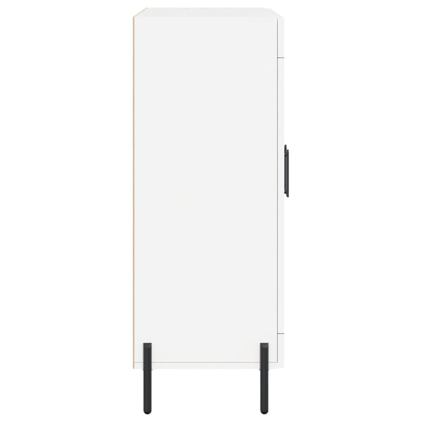 vidaXL Skjenk hvit 69,5x34x90 cm konstruert tre