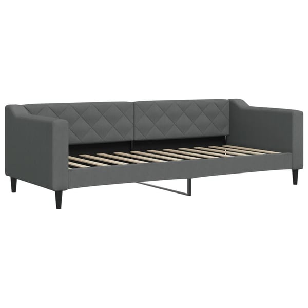 vidaXL daybed 80x200 cm stof mørkegrå