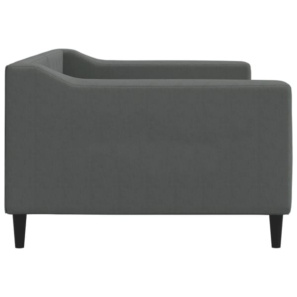 vidaXL daybed 90x190 cm stof mørkegrå