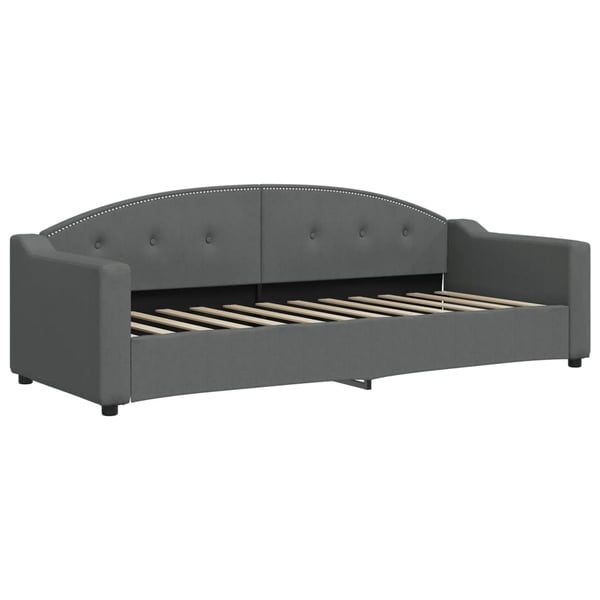 vidaXL daybed 80x200 cm stof mørkegrå
