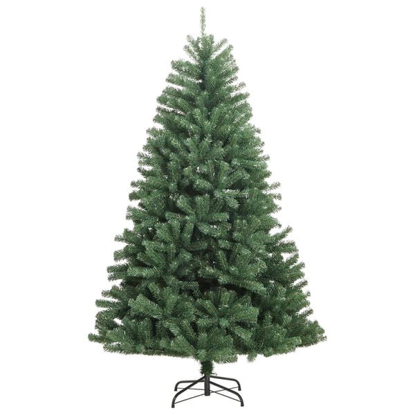 vidaXL Tekojoulukuusi saranoilla ja jalustalla vihreä 180 cm