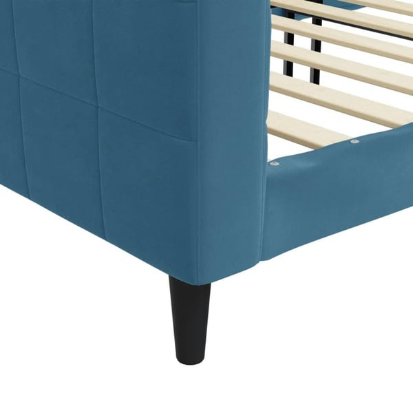 vidaXL daybed 80x200 cm velour blå