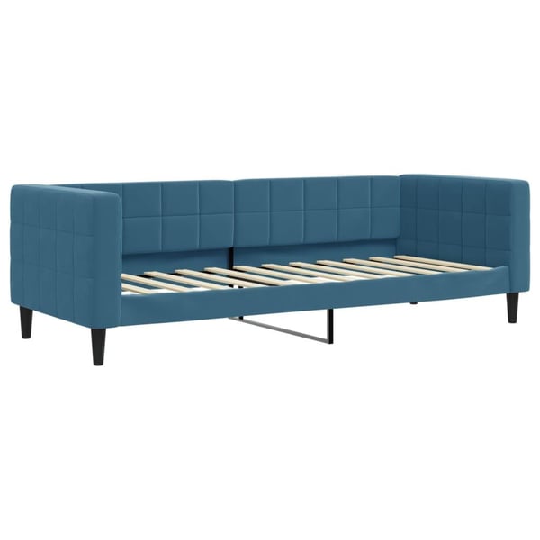 vidaXL Dagbädd blå 80x200 cm sammet