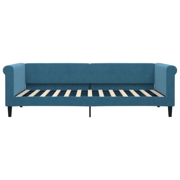 vidaXL daybed 90x200 cm velour blå