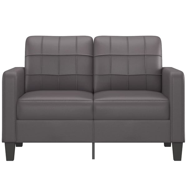 vidaXL 2-personers sofa 120 cm kunstlæder grå