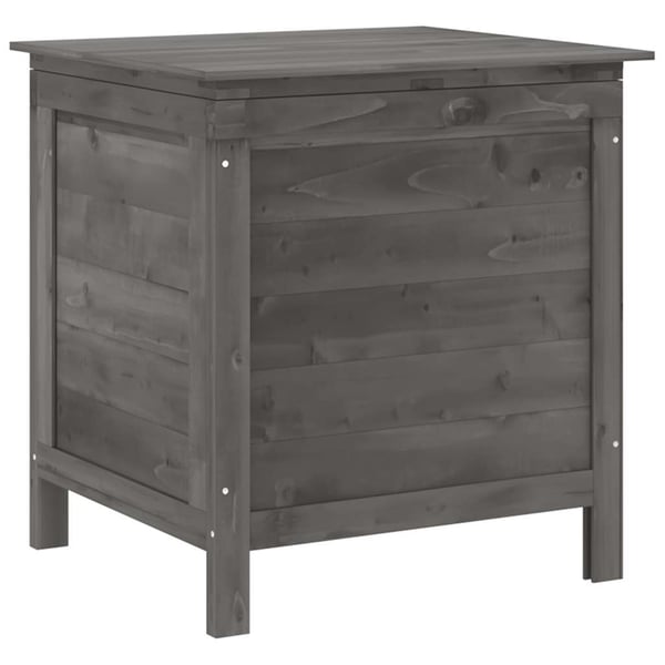 vidaXL Putekasse antrasitt 50x49x56,5 cm heltre gran
