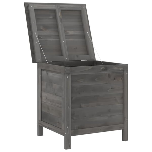 vidaXL Putekasse antrasitt 50x49x56,5 cm heltre gran