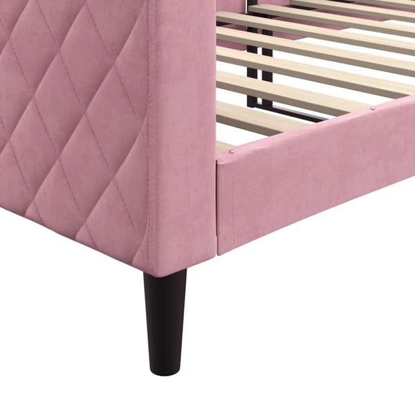 vidaXL daybed 80x200 cm velour pink