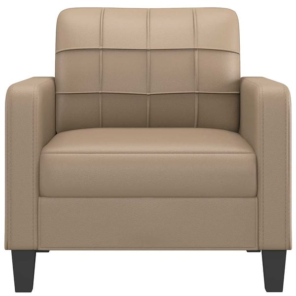 vidaXL lænestol 60 cm kunstlæder Cappuccino