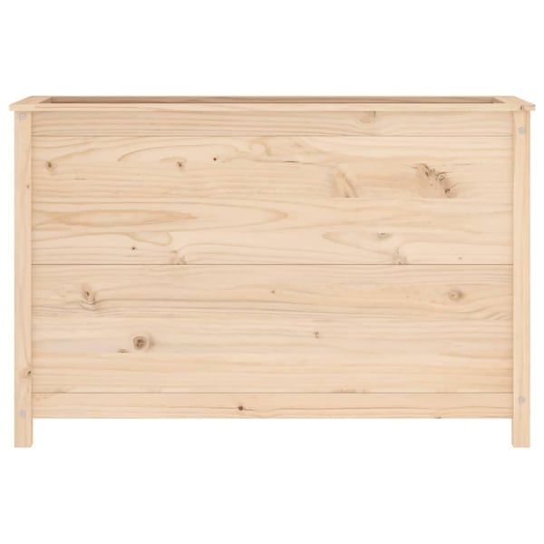 vidaXL højbed 119,5x40x78 cm massivt fyrretræ