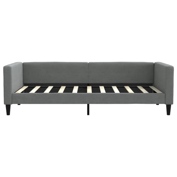 vidaXL daybed med madras 90x190 cm stof mørkegrå