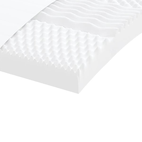 vidaXL Dagbädd utdragbar med madrasser mörkgrå 90x200 cm tyg