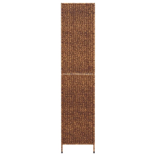 vidaXL Romdeler 3 paneler brun 122x180 cm vannhyasint