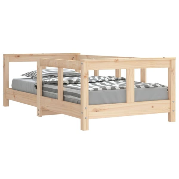 vidaXL Barnesengeramme 70x140 cm heltre furu