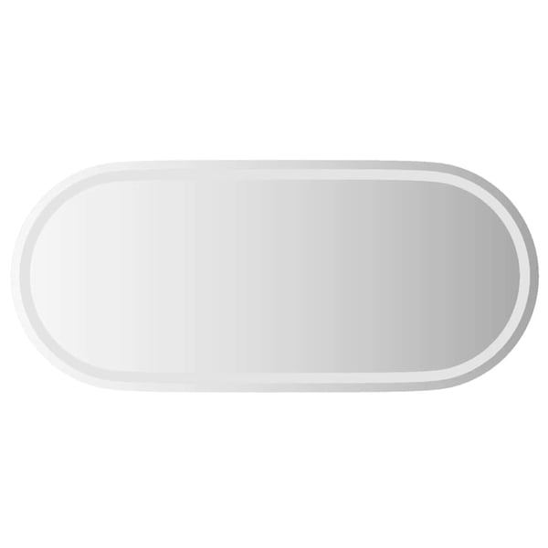 vidaXL LED-badeværelsesspejl 100x45 cm oval