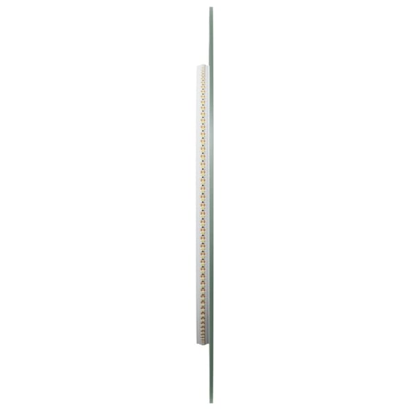 vidaXL LED-badeværelsesspejl 100x45 cm oval