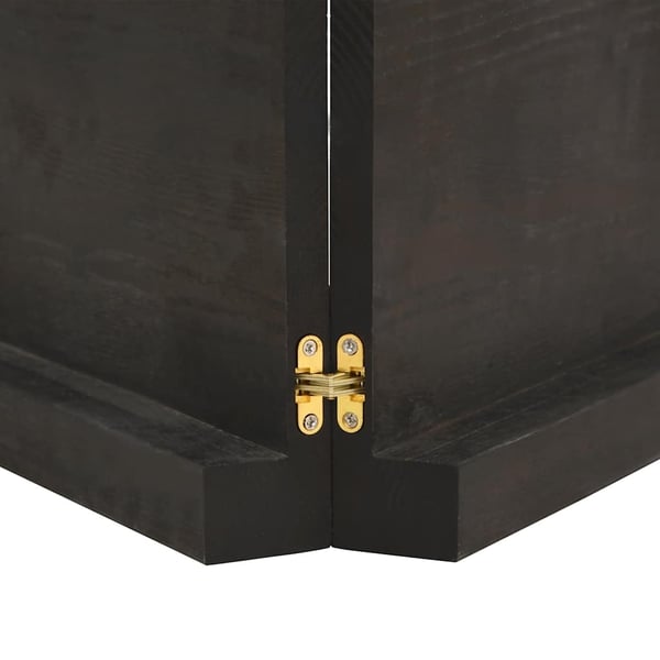 vidaXL Bordplate mørkebrun 200x60x(2-6) cm behandlet heltre eik