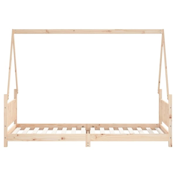 vidaXL Barnesengeramme 80x200 cm heltre furu