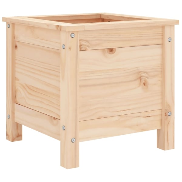 vidaXL Hageplantekasse 40x40x39 cm heltre furu
