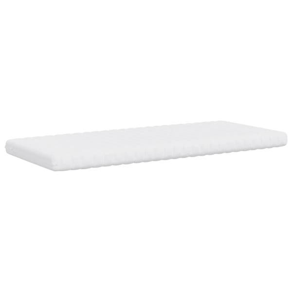 vidaXL Skummadrass vit 90x200 cm 7-zoner hårdhet 20 ILD