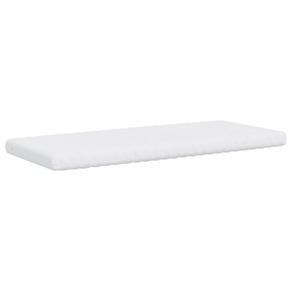 vidaXL skummadras 100x200 cm 7 zoner hårdhed 20 ILD hvid
