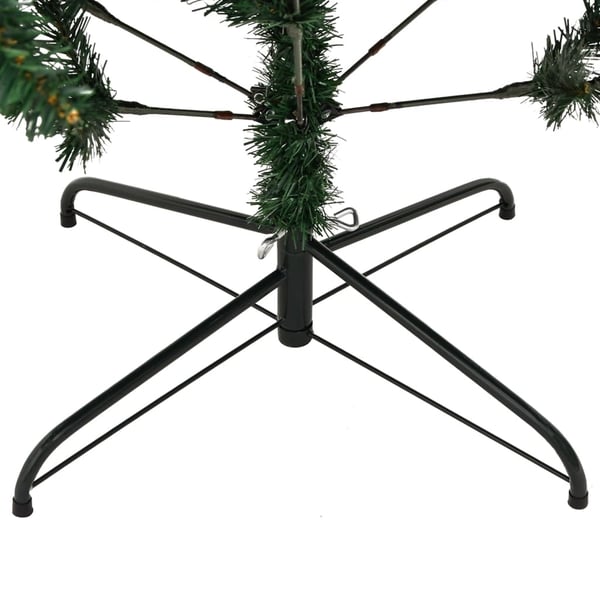 vidaXL Tekojoulukuusi saranoilla ja jalustalla 240 cm