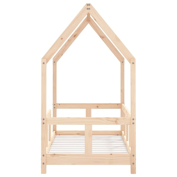 vidaXL Barnesengeramme 70x140 cm heltre furu