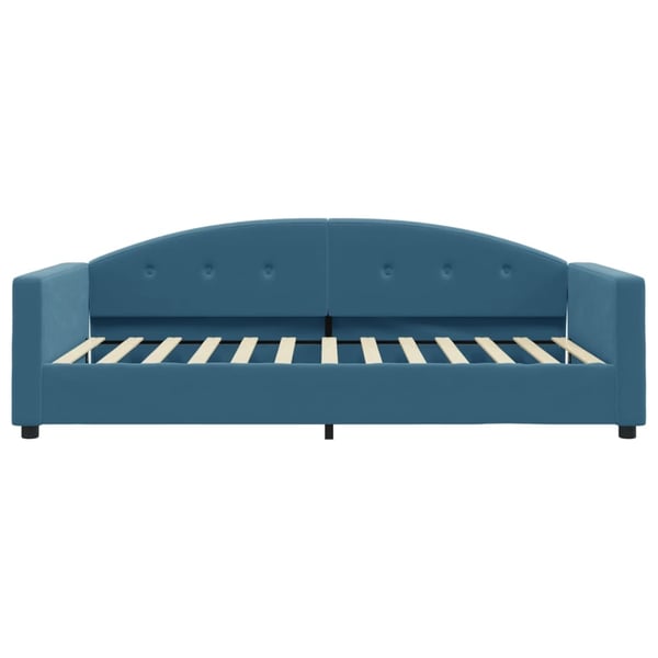 vidaXL daybed med madras 100x200 cm velour blå