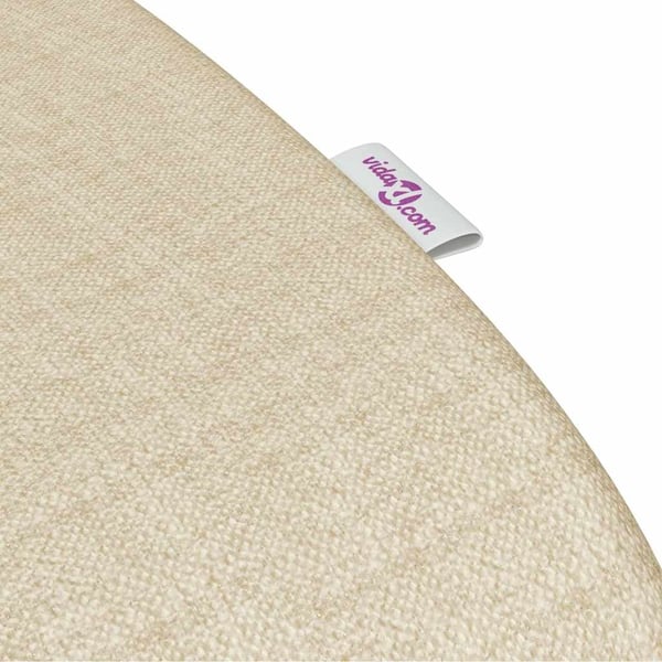 vidaXL knæstol 55x84x55 cm birkekrydsfiner cremefarvet
