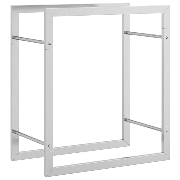 vidaXL brændestativ 50x28x56 cm rustfrit stål