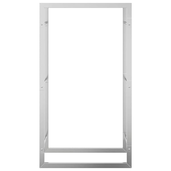 vidaXL brændestativ 50x28x94 cm rustfrit stål