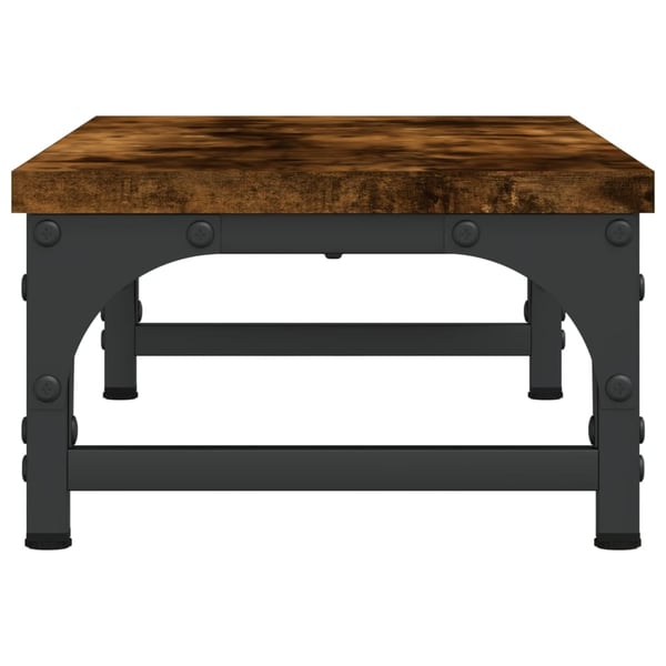 vidaXL Skjermstativ røkt eik 55x23x14 cm konstruert tre