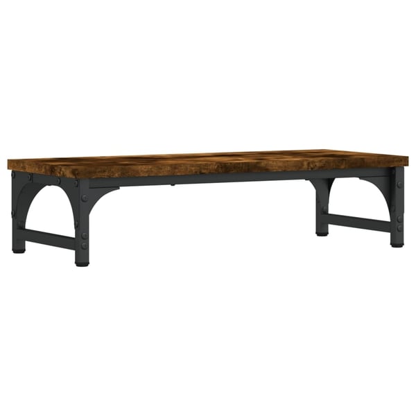 vidaXL Skjermstativ røkt eik 55x23x14 cm konstruert tre