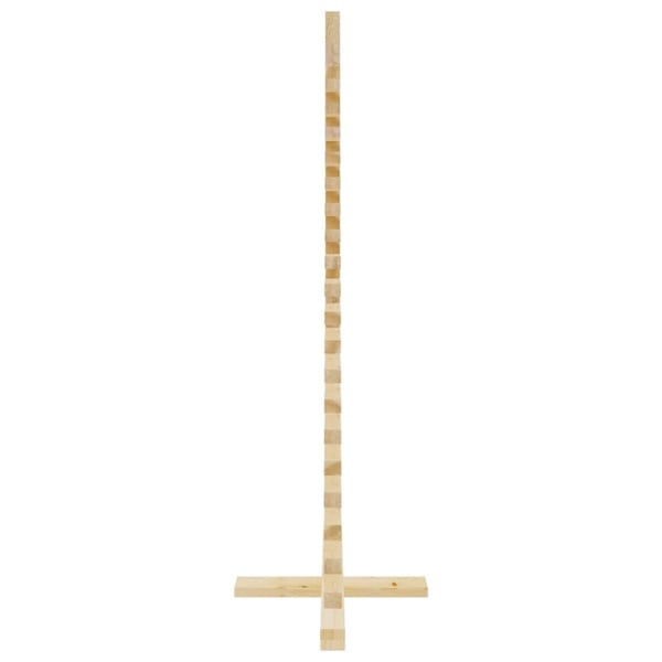 vidaXL dekorativt juletræ 120 cm massivt fyrretræ