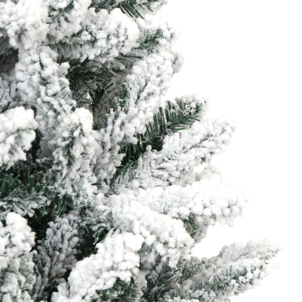 vidaXL kunstigt juletræ med sne 120 cm hængslet
