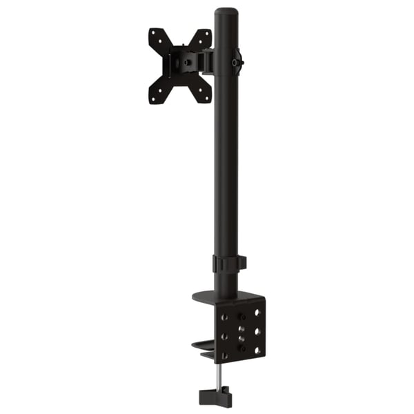 vidaXL skærmstativ VESA 75/100 mm stål sort