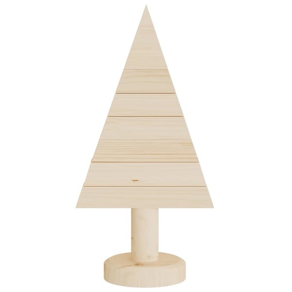 vidaXL Juletre av tre til pynt 2 stk 30 cm heltre furu