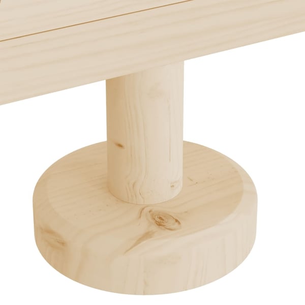 vidaXL Juletre av tre til pynt 2 stk 30 cm heltre furu