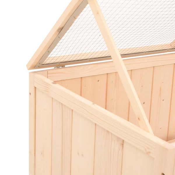 vidaXL Hamsterbur 104x52x38 cm heltre gran