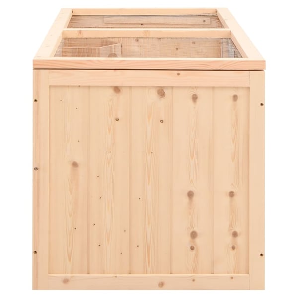 vidaXL Hamsterbur 104x52x54 cm heltre gran