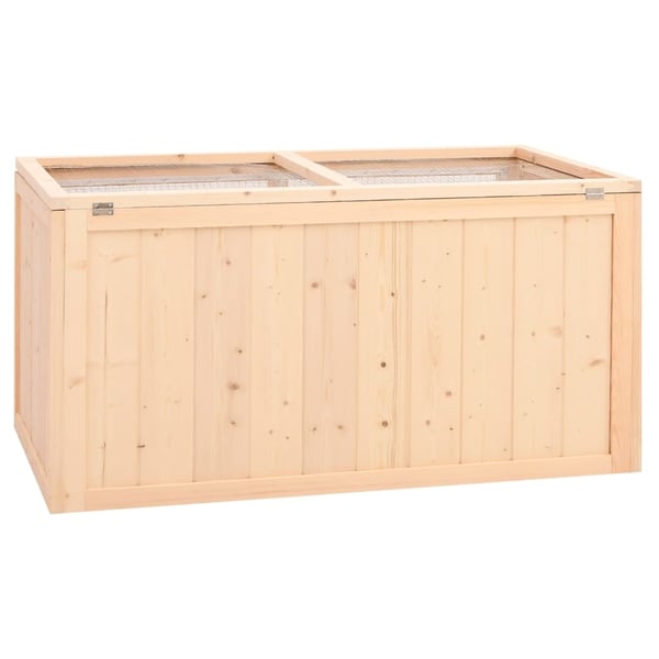 vidaXL Hamsterbur 104x52x54 cm heltre gran