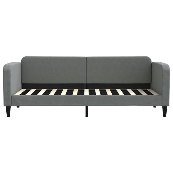 vidaXL daybed med udtræk og skuffer 80x200 cm stof mørkegrå