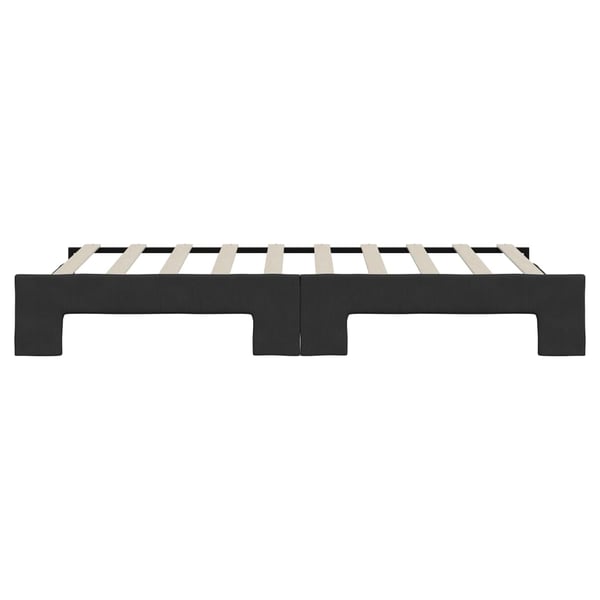 vidaXL daybed med udtræk 90x190 cm stof sort