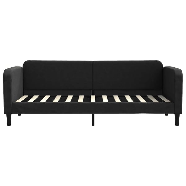 vidaXL daybed med udtræk 80x200 cm stof sort