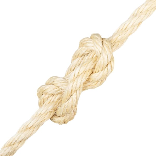 vidaXL Tau 100% sisal 14 mm 25 m