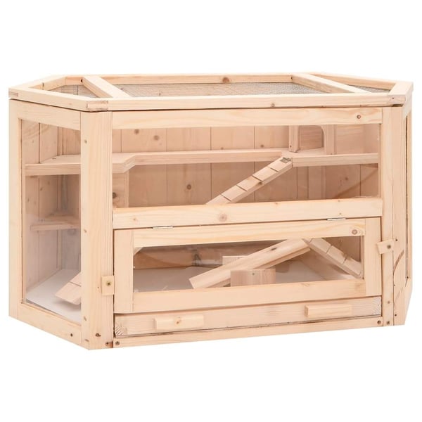 VidaXL Hamsterin H kki 80x40x43 Cm T ysi Kuusi CDON VidaXL Hamsterin H kki 80x40x43 Cm T ysi Kuusi CDON