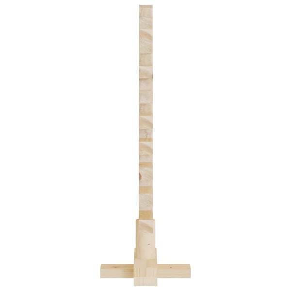 vidaXL Juletre av tre til pynt 60 cm heltre furu